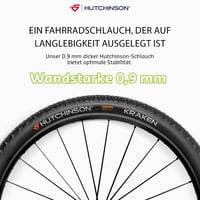 Hutchinson duša na MTB bicykel 29 x 2.30/2.85 galuskový ventil čierna 2 ks 3