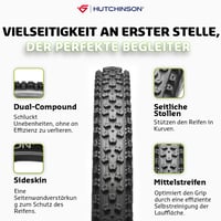 Plášť na horský bicykel Hutchinson Toro XC Tubeless Ready 27.5 x 2.35 čierny na mokrý a blatistý terén 3