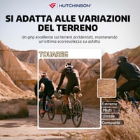 Gravel plášť Hutchinson Touareg Tubeless - čierny - 700C x 45 4