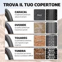 Gravel plášť Hutchinson Touareg Tubeless - čierny - 700C x 45 5
