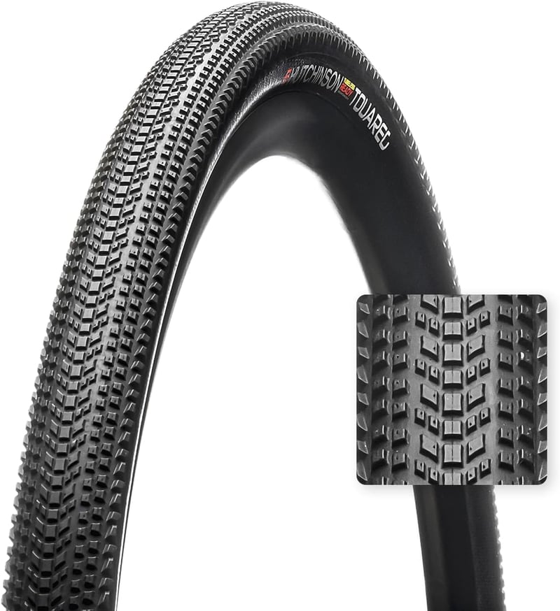 Gravel plášť Hutchinson Touareg Tubeless - čierny - 700C x 45