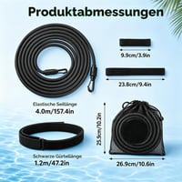 Plavecký pás HUXINUP – 4 m elastické odporové lano (náhradný diel) 4
