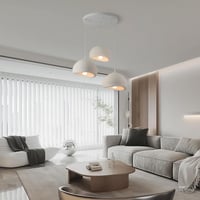 HvKvHvY 3 ágú modern csillár E27 foglalattal, japán madárfészek stílusú függőlámpa 5