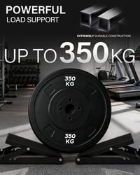 HVO Squat Wedge Calf Stretcher Edzőblokk Páros Acél Fekete 6