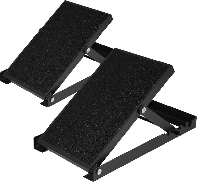 HVO Squat Wedge Calf Stretcher Edzőblokk Páros Acél Fekete