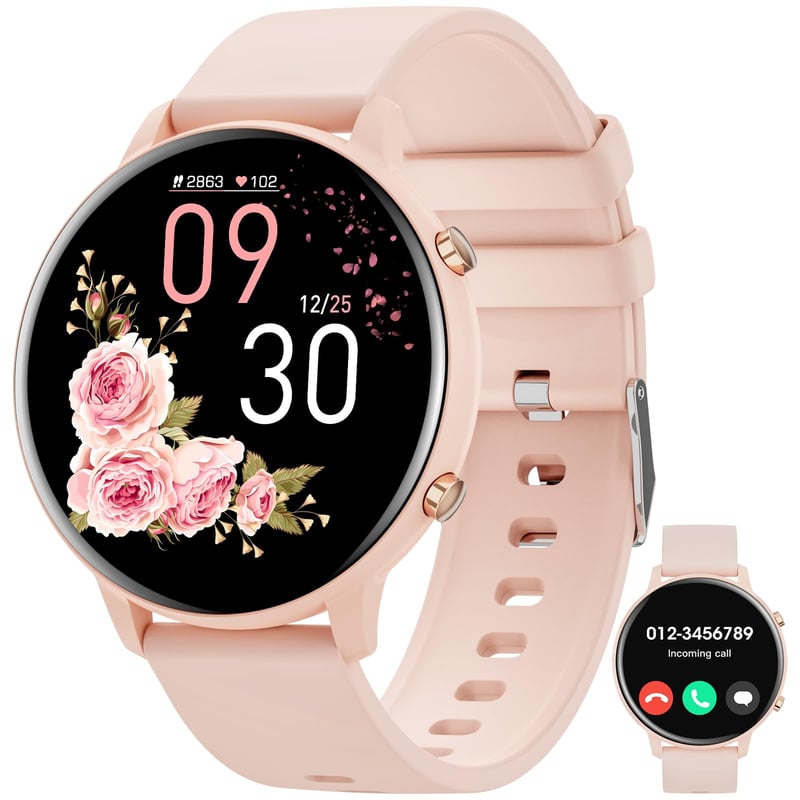 Inteligentné hodinky Hwagol pre mužov a ženy, 1,39-palcový dotykový displej, Bluetooth hovory, 140+ športových režimov, SpO2, monitor srdcového tepu, monitor spánku, krokomer, iOS, Android