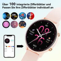 Inteligentné hodinky Hwagol pre mužov a ženy, 1,39-palcový dotykový displej, Bluetooth hovory, 140+ športových režimov, SpO2, monitor srdcového tepu, monitor spánku, krokomer, iOS, Android 3