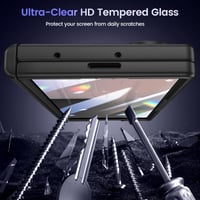 Puzdro HWeggo pre Samsung Galaxy Z Fold 7 – Magnetický, tenký ochranný kryt z PU kože, s ochranou pántu, karbónová čierna, podpora bezdrôtového nabíjania 5