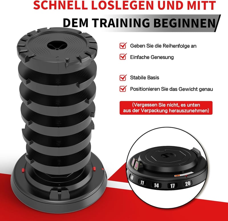 HXD-ERGO 7 az 1-ben állítható kettlebell szett 2-20 kg alumínium fogantyúval