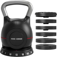 HXD-ERGO állítható kettlebell szett - fekete 1