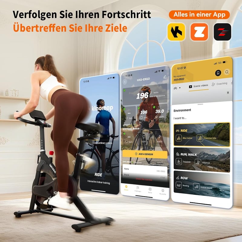 HXD-ERGO Ergonomikus Szobakerékpár Edzéshez
