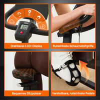 HXD-ERGO Ergonomikus Szobakerékpár Edzéshez 6
