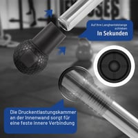 HXD-ERGO Landmine nadstavec na olympijskú tyč – pre 2-palcové tyče, základňa z prírodnej gumy, na silový tréning v posilňovni, benchpress, veslovanie, drepy 4