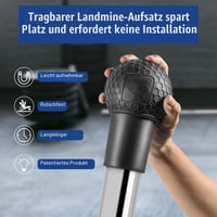 HXD-ERGO Landmine nadstavec na olympijskú tyč – pre 2-palcové tyče, základňa z prírodnej gumy, na silový tréning v posilňovni, benchpress, veslovanie, drepy 3