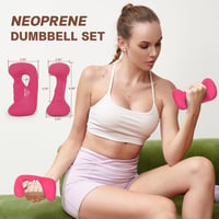HXD-ERGO Neoprén Súlyzó Szett Nőknek, Ergonomikus Edzéshez 1,4-3,6 kg 2