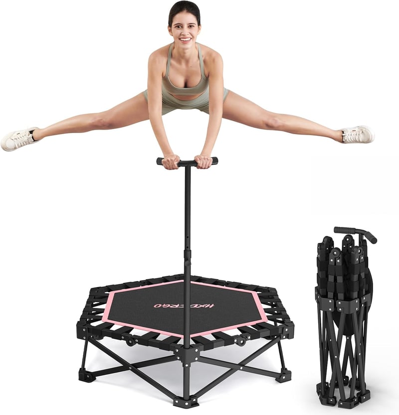 HXD-ERGO összecsukható fitness trambulin 106 cm felnőtteknek