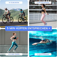 HXD-ERGO Összecsukható Fitness Trambulin 106 cm Felnőtteknek 7