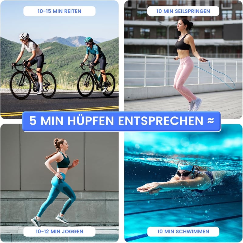 HXD-ERGO Összecsukható Fitness Trambulin 106 cm Felnőtteknek