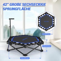 HXD-ERGO Összecsukható Fitness Trambulin 106 cm Felnőtteknek 8