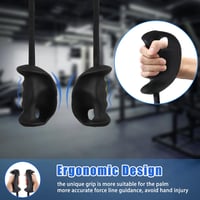 HXD-ERGO Triceps Biceps Kötél Ergonomikus Fogantyúval Csúszásmentes Gumival 2