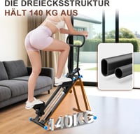 HXD-ERGO Összecsukható kompakt lépcsőző lépcsőtaposó állítható kapaszkodókkal otthoni edzőgép teljes test edzéshez 2