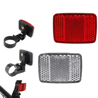 Set reflectoare bicicletă Hxjfnb, 2 bucăți, față și spate, reflectoare pentru spițe, biciclete de șosea, MTB, e-bike, elemente de siguranță reflectorizante 1