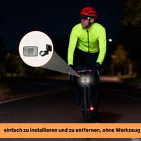 Set reflectoare bicicletă Hxjfnb, 2 bucăți, față și spate, reflectoare pentru spițe, biciclete de șosea, MTB, e-bike, elemente de siguranță reflectorizante 4