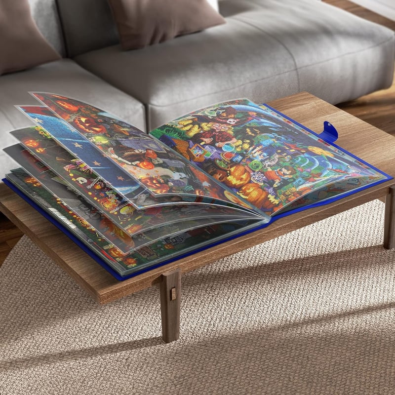 HXMARS 1000 darabos puzzle tároló mappa 20 zsebbel, hordozható szervező
