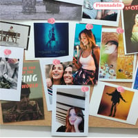 Set de clipsuri pentru documente HXMJIED, roz, 72 bucăți, 4 în 1, cutie rotundă, include 20 piroane, 30 clipsuri, 15 agrafe mici, 7 agrafe mari, set de papetărie pentru birou 5