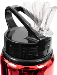 Hy-Pro 750ml Aluminium Ivópalack UV Védelemmel, Neochrome Dizájn, Összecsukható Szívószál - Liverpool 3