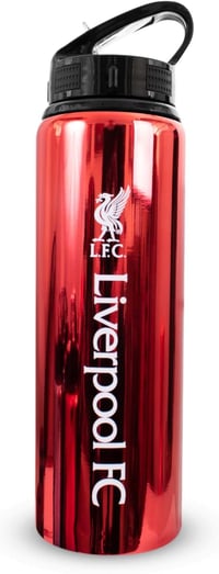 Hy-Pro 750ml Aluminium Ivópalack UV Védelemmel, Neochrome Dizájn, Összecsukható Szívószál - Liverpool 1