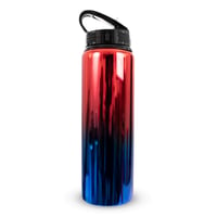 Hliníková fľaša FC Barcelona Hy-Pro 750 ml v prevedení Neochrome, skladacia — Na boku je preliačená (stav: pozri 2. obrázok) 6
