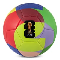 Futbalová lopta Hy-Pro FIFA Majstrovstvá sveta 2026, veľkosť 5 – dizajn s trofejou, grafika hostiteľských krajín, tréningová lopta pre chlapcov 5