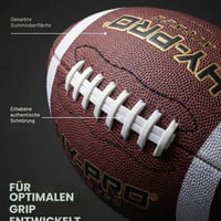 Hy-Pro Kicker lopta na americký futbal, juniorská, unisex, hnedá 3
