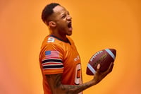 Hy-Pro Kicker lopta na americký futbal, juniorská, unisex, hnedá 6