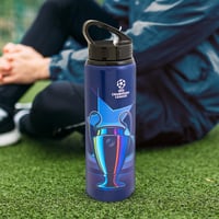 Hliníková fľaša na vodu Hy-Pro UEFA Liga majstrov 750 ml, nepriepustná, so skladateľnou slamkou – použitá (stav: pozri 2. obrázok) 3