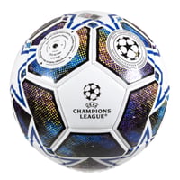 Futbalová lopta Hy-Pro UEFA Liga majstrov - biela/modrá/zelená - veľkosť 5 1