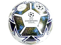 Futbalová lopta Hy-Pro UEFA Liga majstrov - biela/modrá/zelená - veľkosť 5 7