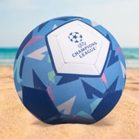 Hy-Pro UEFA Liga majstrov plážová lopta veľkosť 5 – Neoprénová, vodoodolná, protišmyková, oficiálny produkt UCL na pláž aj do záhrady 2