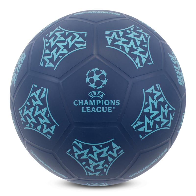 Futbalová lopta Hy-Pro UEFA Champions League – veľkosť 5, 23 cm, mäkký materiál, na vnútorné aj vonkajšie použitie, pre deti