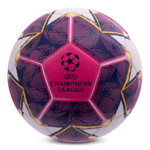 UEFA Champions League Hy-Pro nogometna lopta, veličina 5, ljubičasto-plave boje, službeno licencirana — Rabljeni proizvod (stanje: pogledajte 2. sliku)