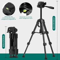 HYCHIKA lézernivellátorhoz állvány 1/4" menettel, vászontáskával - 30-65 cm magasság 5