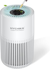 HYCHIKA Légtisztító allergiásoknak aromaterápiával, H13 HEPA szűrő, csendes 20dB, fehér 1
