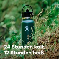 Nerezová fľaša Hydro Flask Wide Mouth s viečkom so slamkou, 946 ml, ružová (Trillium) — vyskúšaná (stav: pozri 2. obrázok) 5