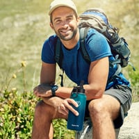 Sticlă Termos din Oțel Inoxidabil HydroPal 1,2 L, cu Pai și 2 Capace, Fără BPA, 24h rece/12h cald, Antiscurgere pentru Sport și Călătorii 7