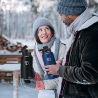 Nerezová izolovaná fľaša HydroPal 1,2 l, so slamkou a 2 uzávermi, bez BPA, 24 h studená/12 h teplá, na šport a cestovanie 7