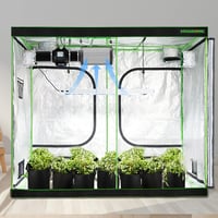 HYDROWE 6" Szénszűrő Grow Tent Szageltávolítás Inline Ventilátorhoz Előszűrővel 7