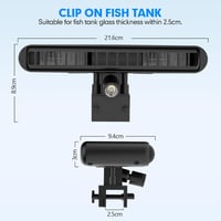hygger Akváriumhűtő Intelligens Hőmérséklet Szabályozás Csendes Ventilátor - Black 7