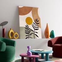 hyidecorart Boho Sage Zöld Absztrakt Falképek Nappalihoz Hálóhoz Konyhához 3