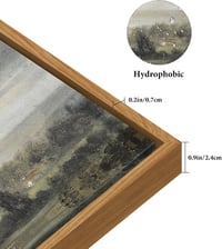 hyidecorart Fa keretes vászon fali kép Felhős égbolt 20x30 hüvelyk vintage stílus nappaliba hálószobába folyosóra fürdőszobába 5